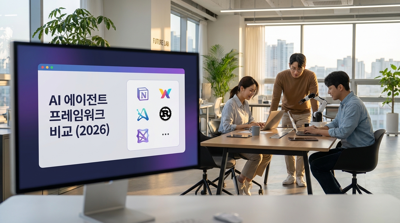 AI 에이전트 만들기 - 주요 AI 에이전트 프레임워크 비교 (2026)